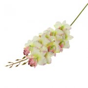 Цветы искусственные Орхидея Лондон 9*90 см, белый 1662258