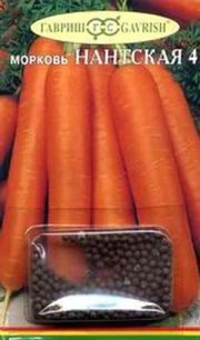 морковь Нантская 4 (гель драж 300 шт) (R) ГАВРИШ