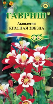 цветы Аквилегия Красная звезда ГАВРИШ