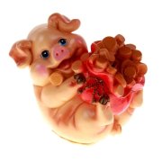 Копилка Свинка с монетами большая 18*25 см