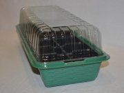 Мини-Парник на подоконник (лоток+крышка+4 мини-касс по 4 яч.)большой 16 яч