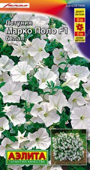 цветы Петуния Марко Поло F1 белая АЭЛИТА