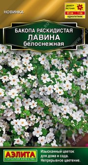 Цветы Бакопа Лавина белоснежная раскидистая АЭЛИТА