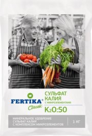 Сульфат калия (калий сернокислый) 1 кг Фертика(1/25)